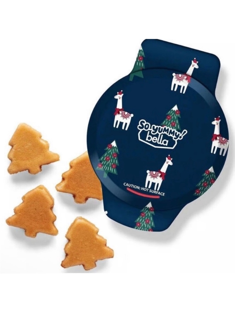 🆕 -Bella- Mini Dunker Waffle Maker Holiday Edition. NWT